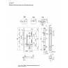 Schweres Einsteckschloss mit Fallenblockierung 1107