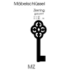 Möbelschlüssel Zierring