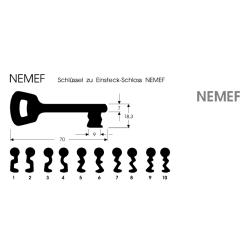 Bartschlüssel NEMEF