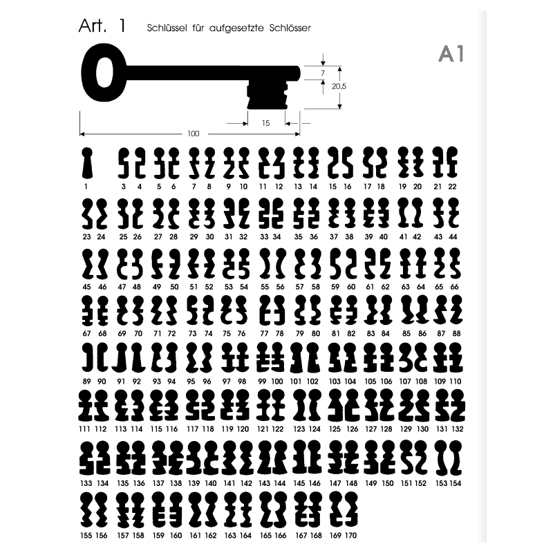 Bartschlüssel A1