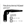 Neubautenschlüssel gekröfpt