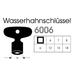 Wasserhanschlüssel