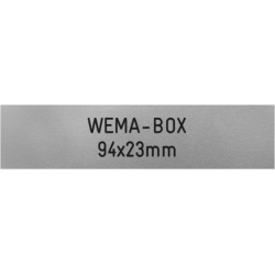 Briefkastenschild Wema-Box