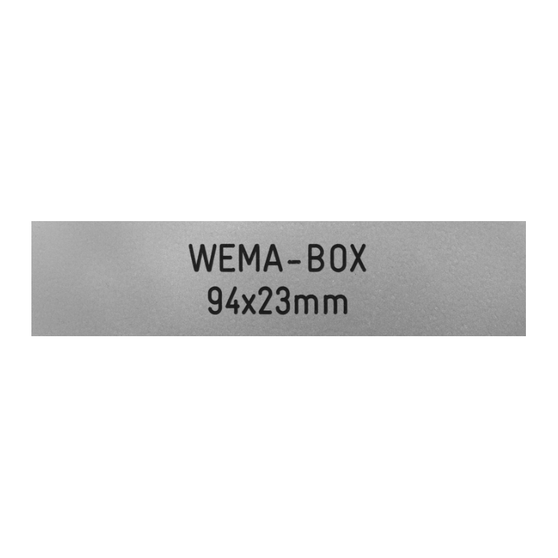 Briefkastenschild Wema-Box